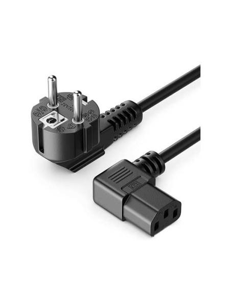 CABLE DE ALIMENTACION CRADIA ANGULADO NEGRO