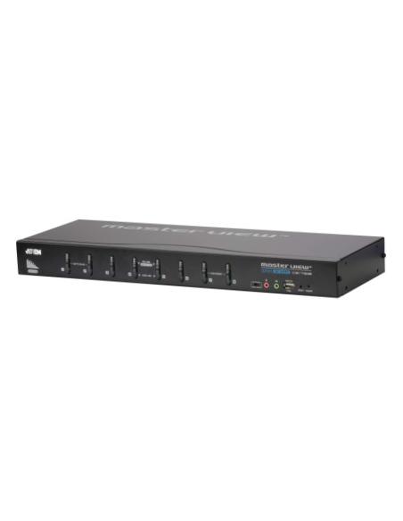 ATEN SWITCH 8-PORT USB DVI KVM WITH USB PERIPHERAL SUPPORT, AUDIO AND BROADCAST MODE (CS1768-ATA-G)