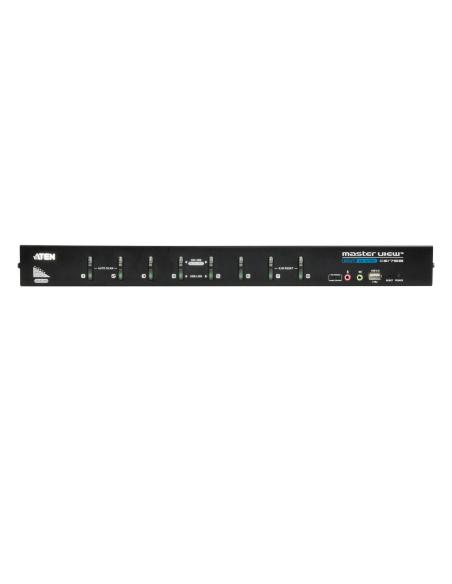 ATEN SWITCH 8-PORT USB DVI KVM WITH USB PERIPHERAL SUPPORT, AUDIO AND BROADCAST MODE (CS1768-ATA-G)