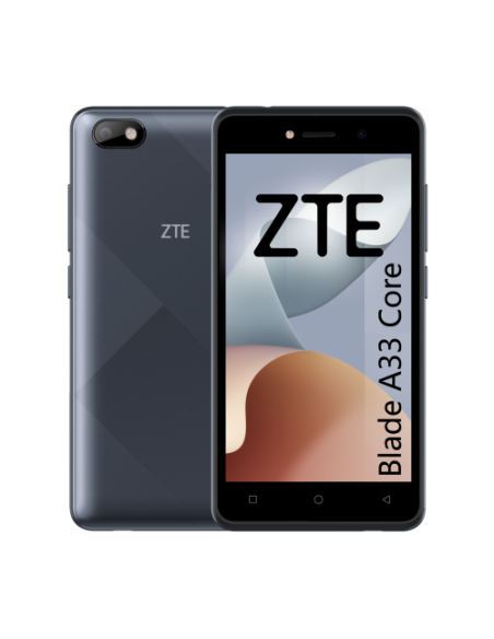 ZTE A33 CORE BLACK 5" FW+ / QUADCORE/ 32GB ROM / 1GB RAM / 2MP + 0,3MP  / 2000MAH / 5W