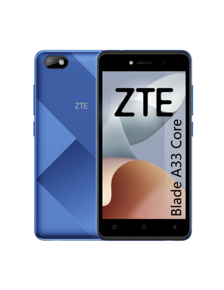 ZTE A33 CORE BLUE 5" FW+ / QUADCORE/ 32GB ROM / 1GB RAM / 2MP + 0,3MP  / 2000MAH / 5W