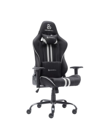 Newskill Kitsune V2 Gray, Silla Gaming de Tela Negra  Gris