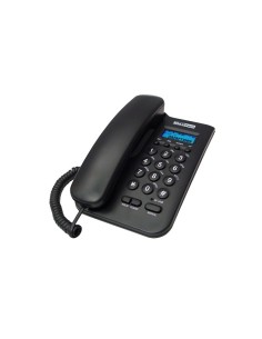 TELEFONO FIJO MAXCOM FIXED PHONE KTX100 NEGRO