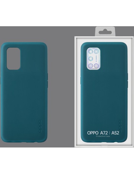 OPPO LIQUID SILICON CASE A52 A72 AZUL