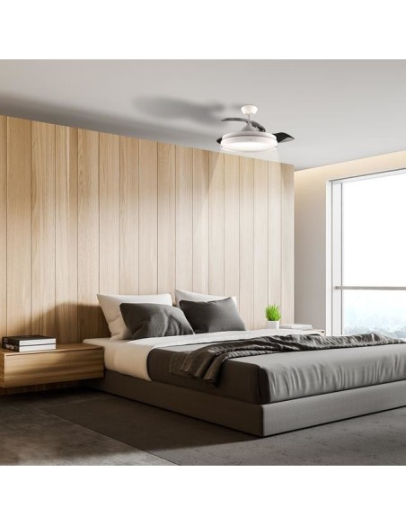 VENTILADOR TECHO CECOTEC ENERGYSILENCE AERO 4280 INVISIBLE BLANCO