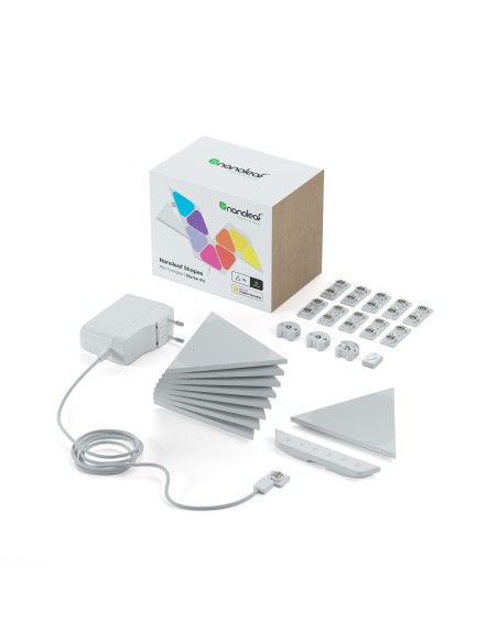 PANEL LED NANOLEAF SHAPES MINI TRIANGLES STARTER KIT 9PK