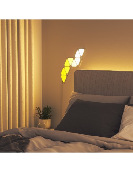 PANEL LED NANOLEAF SHAPES MINI TRIANGLES STARTER KIT 9PK