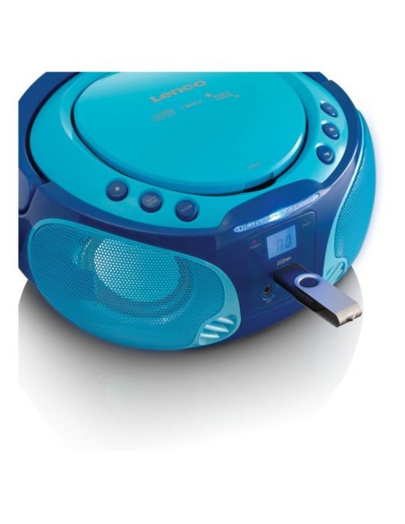 RADIO CD MP3 LENCO SCD-650BU KIDS AZUL