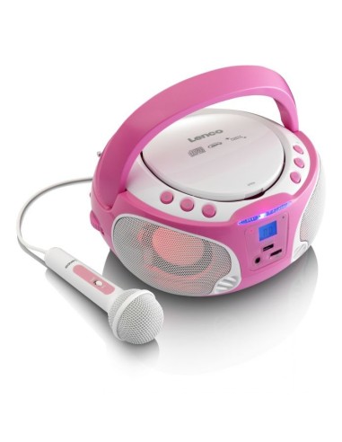 RADIO CD MP3 LENCO SCD-650PK KIDS ROSA