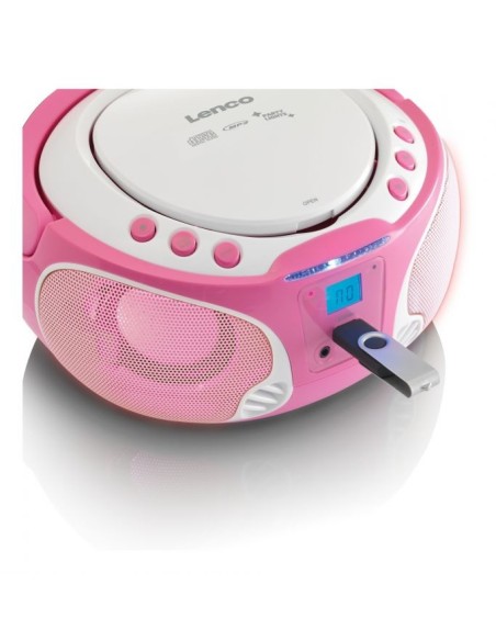 RADIO CD MP3 LENCO SCD-650PK KIDS ROSA