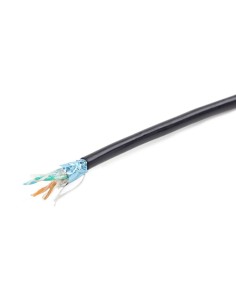 GEMBIRD CABLE RED EXTERIOR CAT 5E FTP COBRE SOLIDO AWG24 CON GEL NEGRO 305M