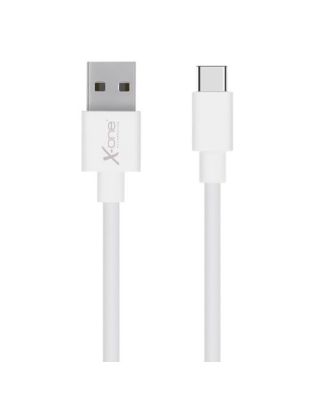 X-ONE CPC1000W cable USB 1 m 2.0 USB A USB C Blanco