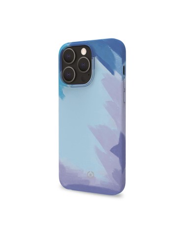 CELLY COVER WATERCOLOR IPHONE 13 PRO AZUL