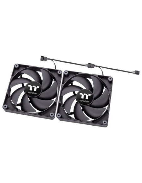 VENTILADOR 120X120 THERMALTAKE CT120 2UDS NEGRO