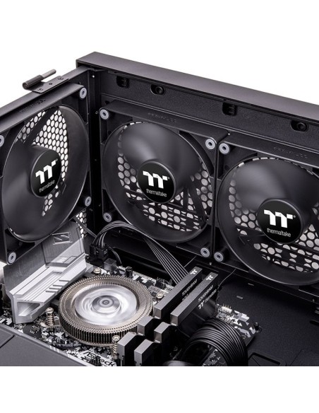 VENTILADOR 120X120 THERMALTAKE CT120 2UDS NEGRO