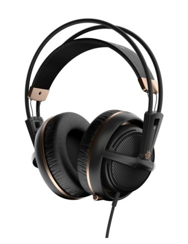 Steelseries Siberia 200 Binaural Diadema Negro, Oro