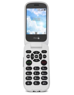 TELEFONO MOVIL SENIOR DORO 7080 2,8" 512MB 4GB BLANCO NEGRO