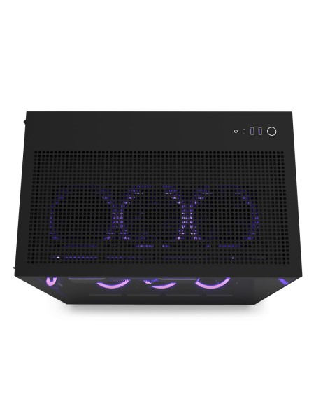NZXT H9 Flow ATX Cristal Templado Negra