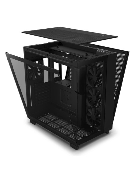 NZXT H9 Flow ATX Cristal Templado Negra