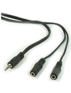 GEMBIRD CABLE  JACK DIVISOR 1M 2 H NEGRO