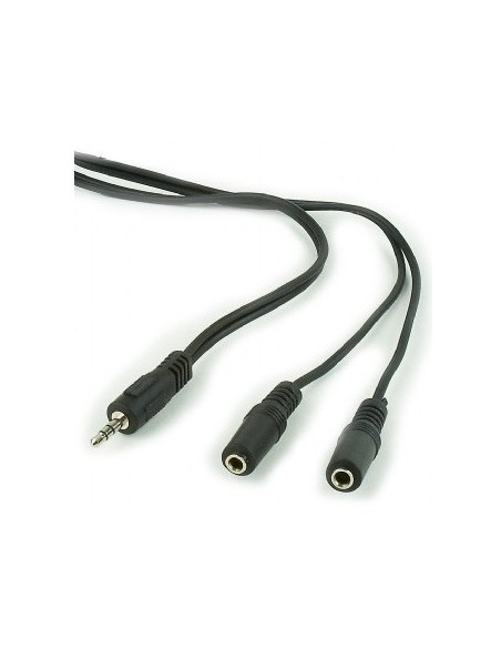 GEMBIRD CABLE  JACK DIVISOR 1M 2 H NEGRO
