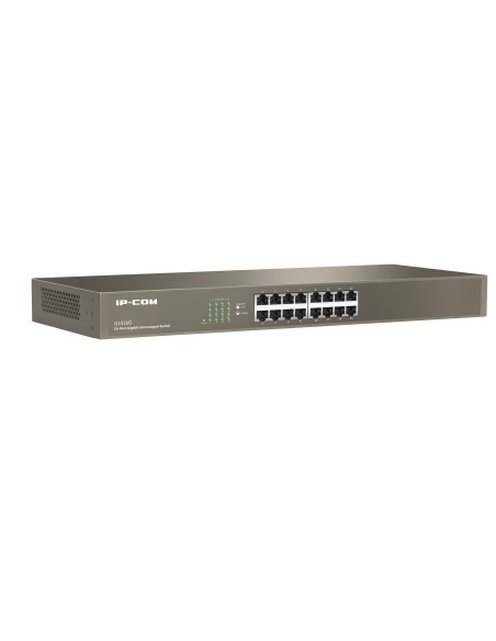 IP COM   CONMUTADOR PARA MONTAR EN RACK FAST ETHERNET - 16 PUERTOS  SWITCH G1016G