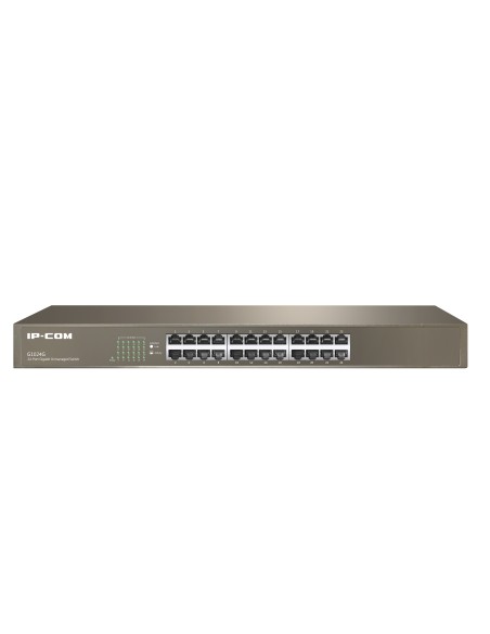 IP COM   CONMUTADOR PARA MONTAR EN RACK FAST ETHERNET - 24 PUERTOS   SWITCH G1024G
