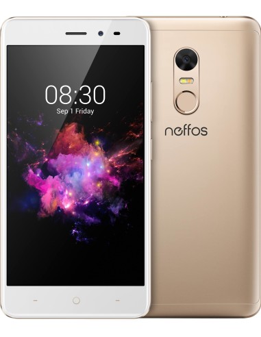 Neffos X1 Lite 12,7 cm (5") 2 GB 16 GB SIM doble 4G Oro, Ver