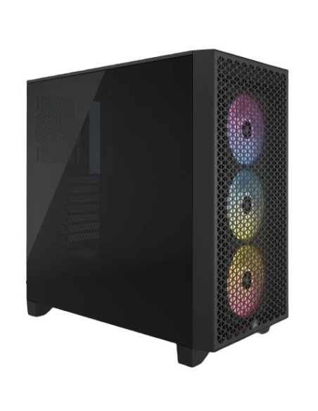 Corsair 3000D RGB Airflow Cristal Templado Negra