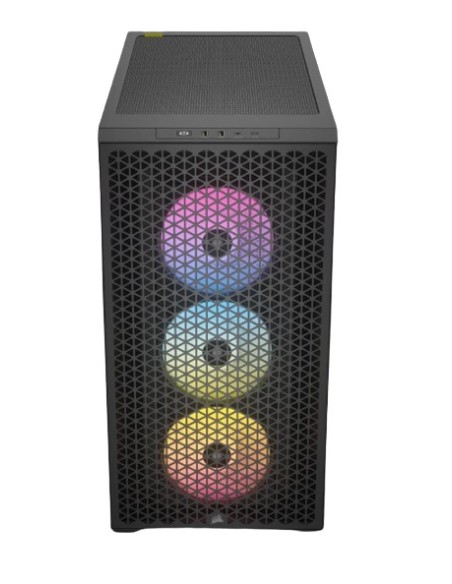 Corsair 3000D RGB Airflow Cristal Templado Negra