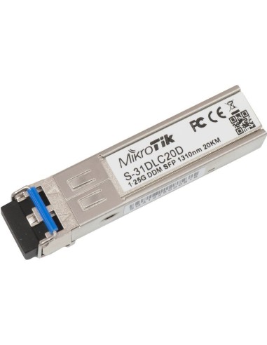 Mikrotik S-31DLC20D red modulo transceptor 1250 Mbit s SFP 1