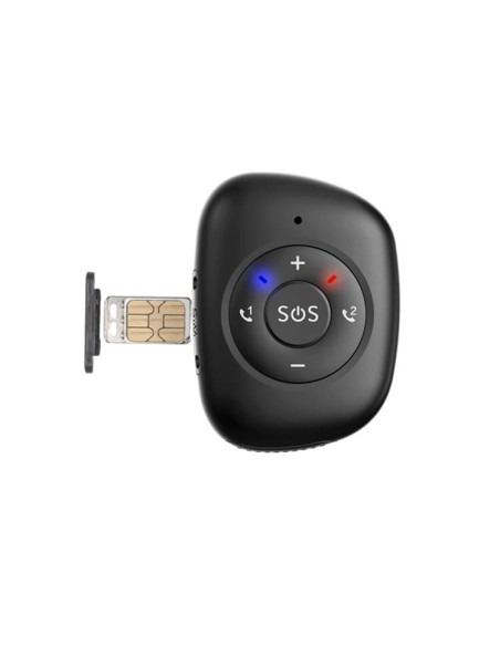 LEOTEC SMART TRACKER ANTI-PERDIDA 4G NEGRO GPS