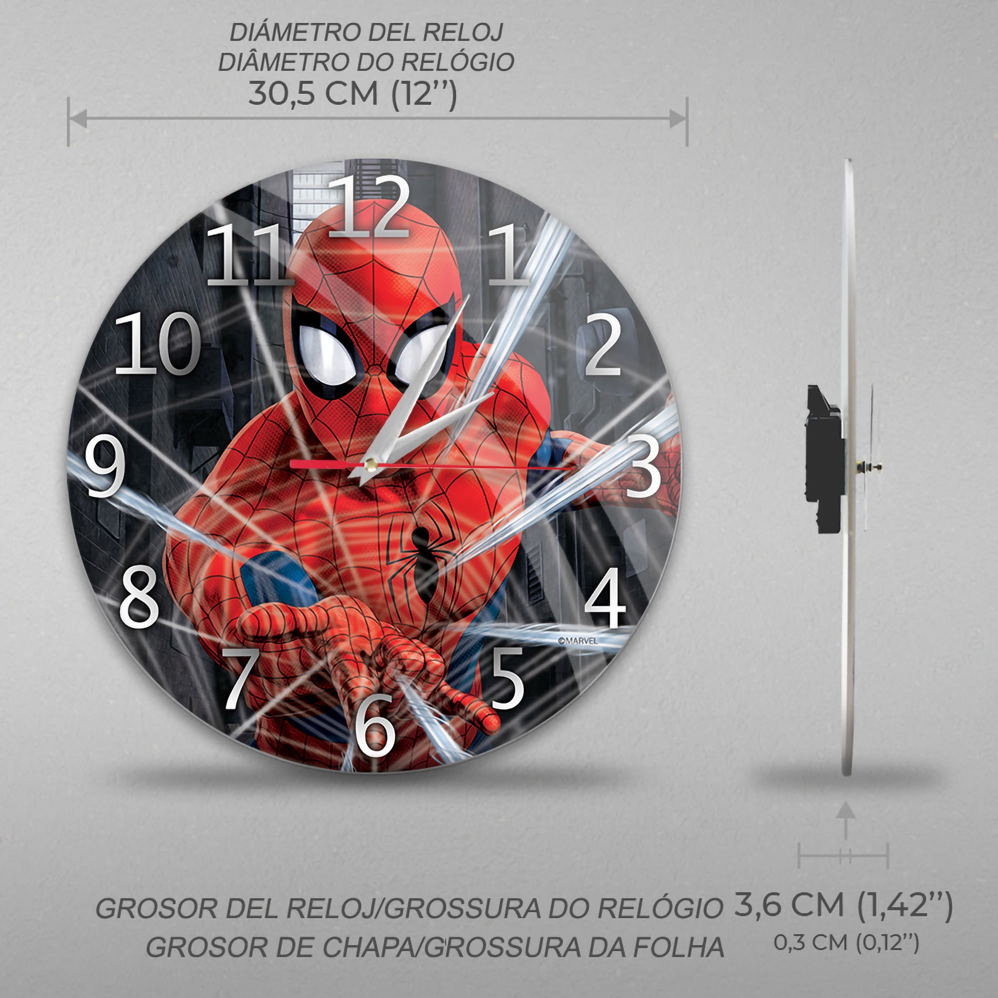 Reloj de best sale spiderman marvel