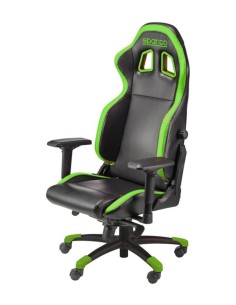 SPARCO SILLA GAMING GRIP. NEGRO  VERDE
