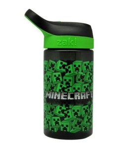 Botella Mob Heads Negra PP Minecraft