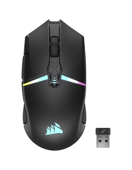 RATON CORSAIR INALAMBRICO GAMING NIGHTSABRE RGB BT OPTICO NEGRO CH-931B011-EU