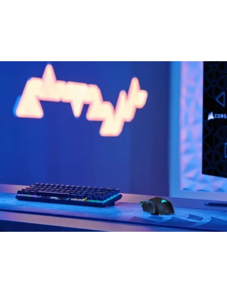 RATON CORSAIR INALAMBRICO GAMING NIGHTSABRE RGB BT OPTICO NEGRO CH-931B011-EU