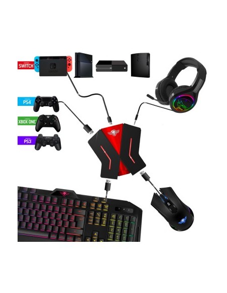 Spirit of Gamer Hub Crossgame2  Negro rojo