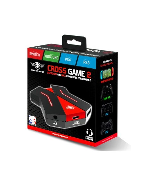 Spirit of Gamer Hub Crossgame2  Negro rojo