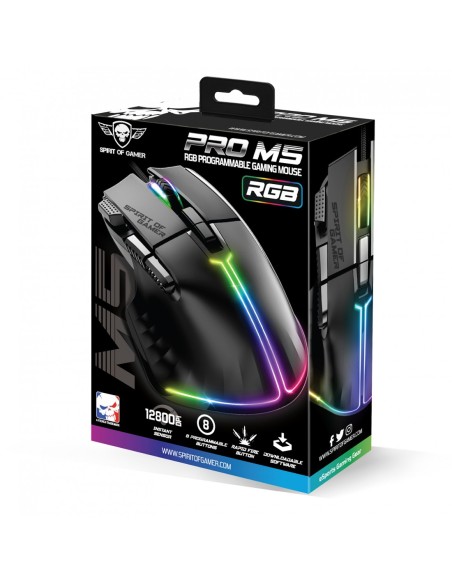 Spirit of Gamer Souris Pro M5 Negro