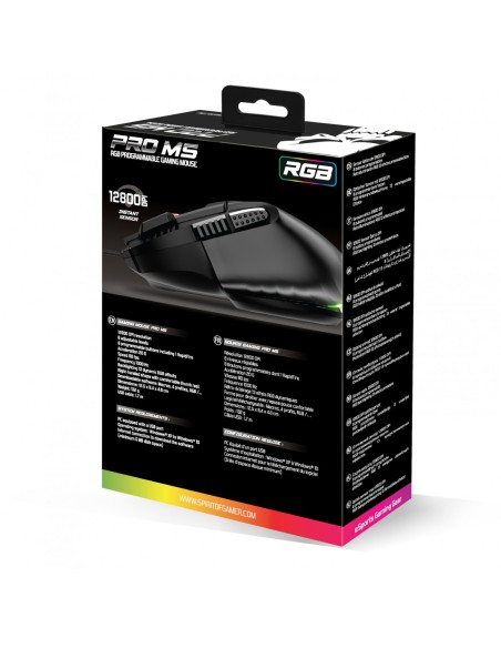 Spirit of Gamer Souris Pro M5 Negro