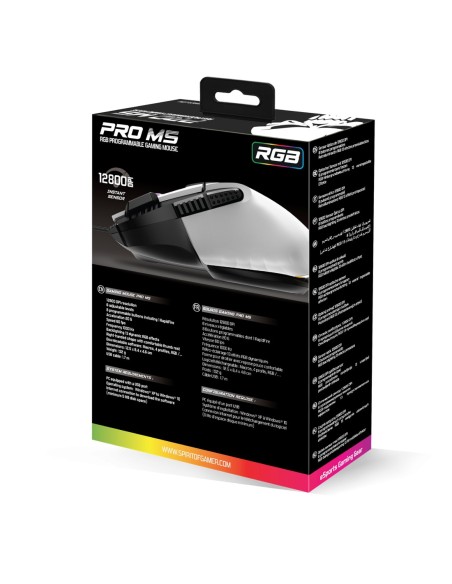 Spirit of Gamer Souris Pro M5 Blanco