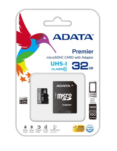 ADATA MicroSDHC 32GB UHS-I CLASS10 c adapt