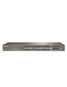 IPCOM FULL MANAGEMENT SWITCH G3224T 24-PORTS GIGABIT L2 MANAGEMENT SWITCH WITH 2 COMBO SFP PORTS,1 C