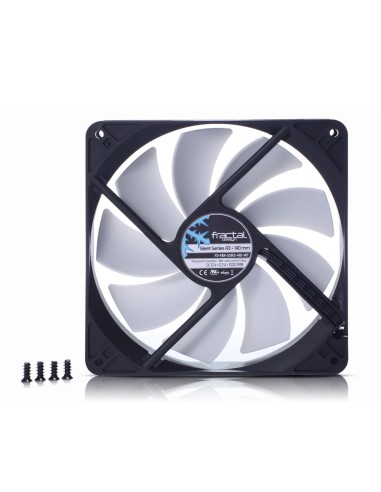Fractal Design Silent Series R3 140mm Carcasa del ordenador Ventilador 14 cm Negro, Blanco