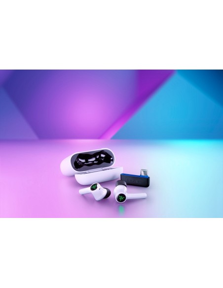 Razer Hammerhead HyperSpeed Auriculares Inalámbrico Dentro de oído Juego Bluetooth Blanco