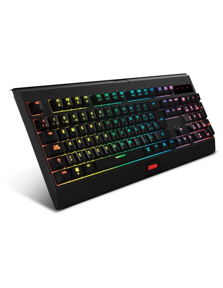 Krom KABALA teclado Ratón incluido RF inalámbrico QWERTY Español Negro