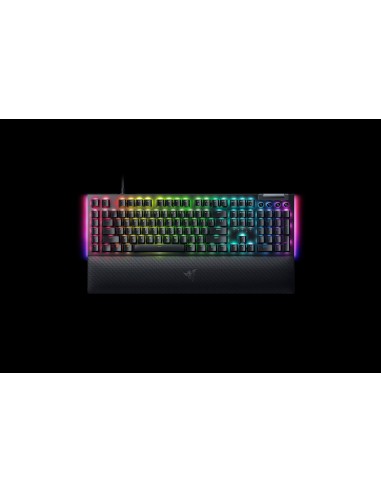 TECLADO RAZER BLACKWIDOW V4 GREEN SWITCH (USA) (RZ03-04690100-R3M1)