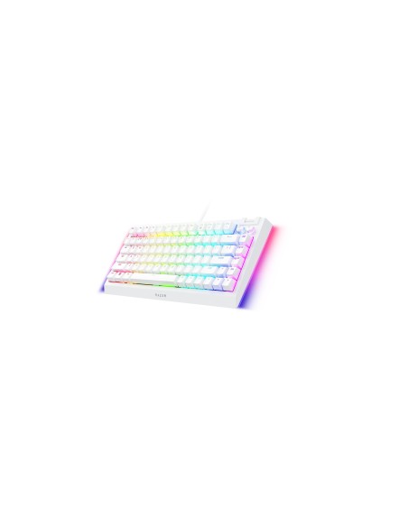 TECLADO RAZER BLACKWIDOW V4 75% BLANCO (USA) (RZ03-05001700-R3M1)
