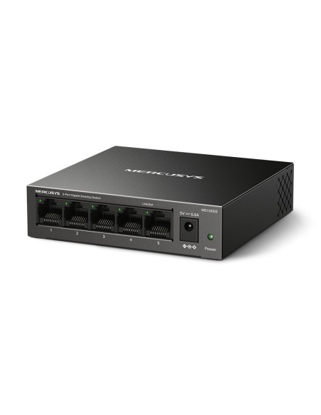 Mercusys MS105GS switch Gigabit Ethernet (10 100 1000) Negro